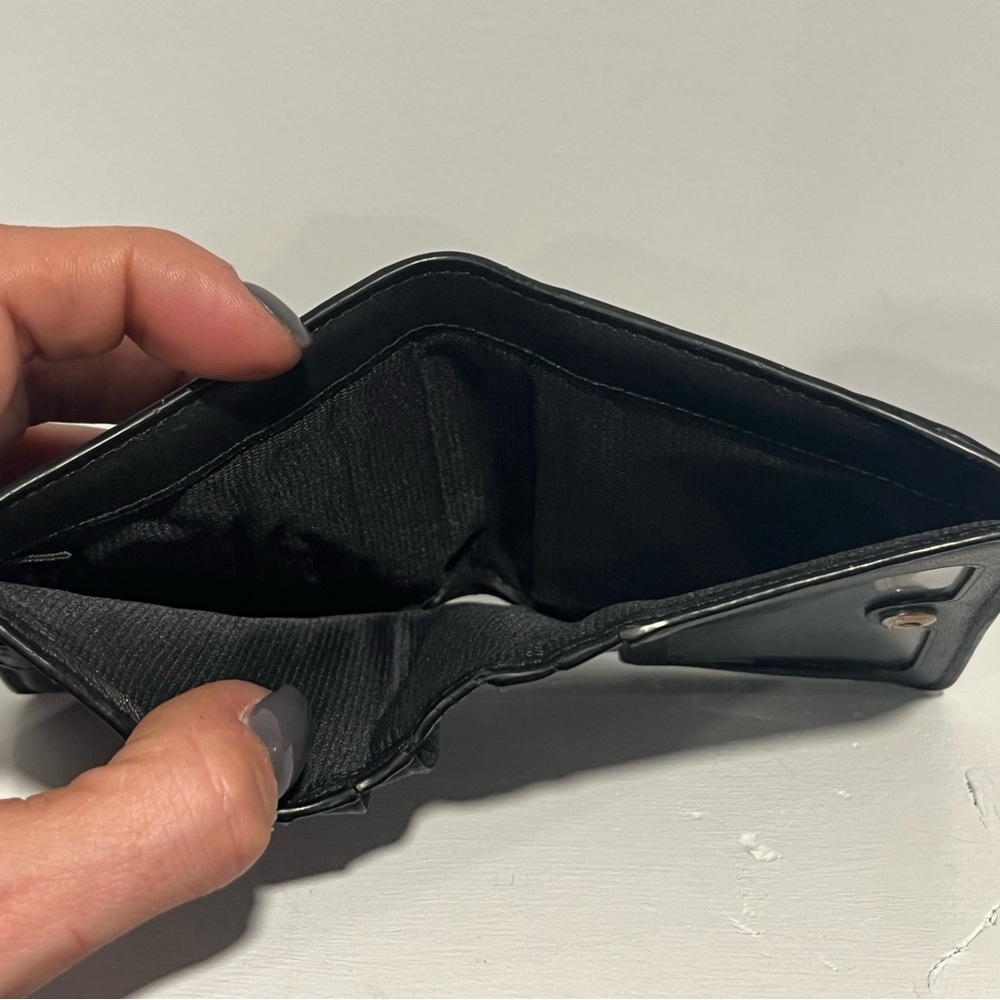 Coach Crossgrain Leather Billfold Wallet – Black - Picture 10 of 12